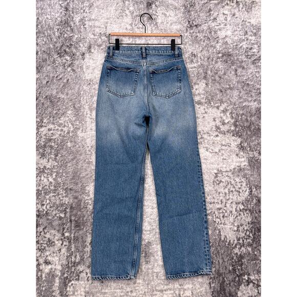 Reformation Jeans 25 Womens Abby High Rise Straight Rinsed Vintage Denim - Picture 3 of 9